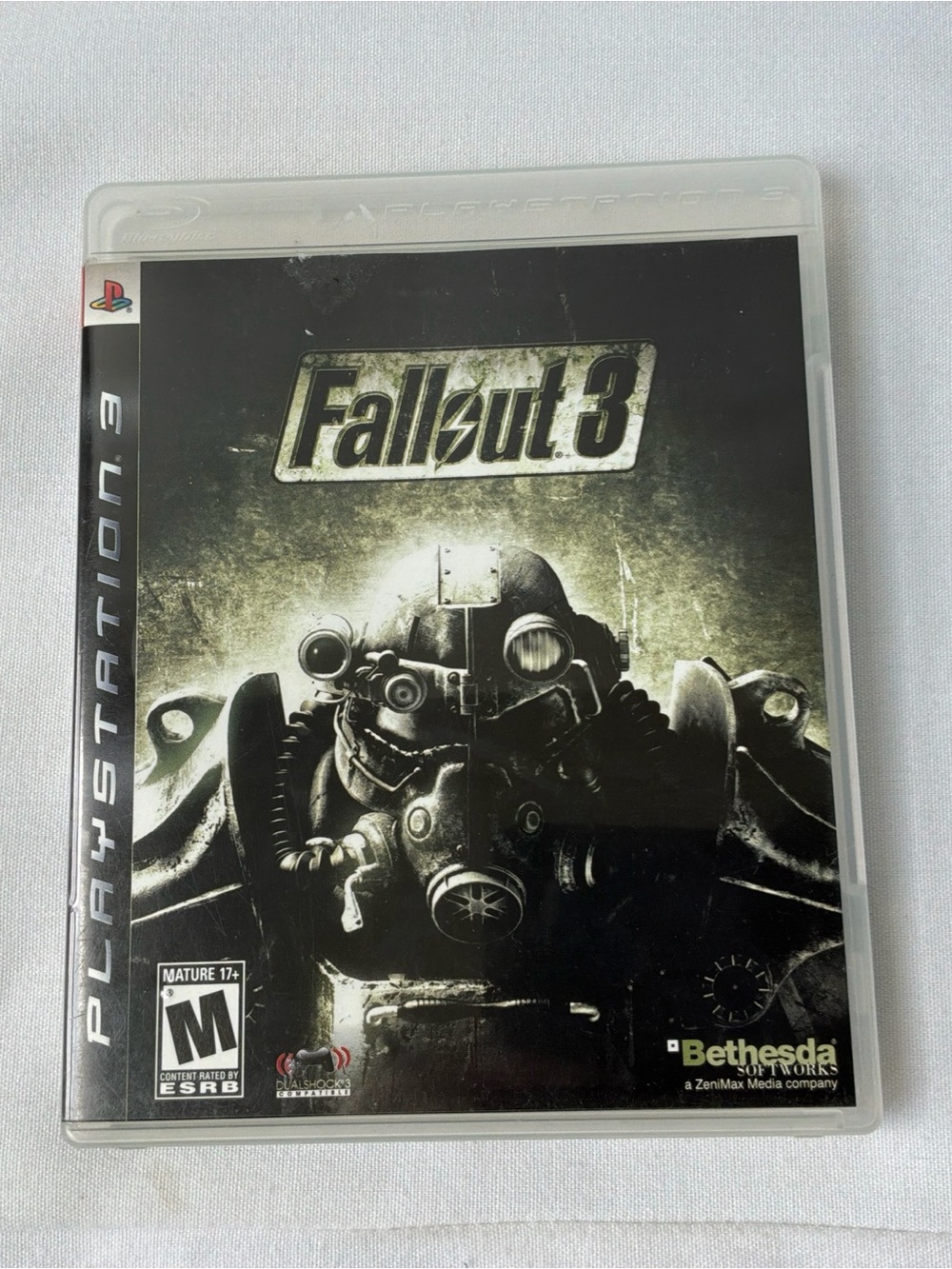 Fallout 3 for PlayStation 3 by - Black and Gray Cover